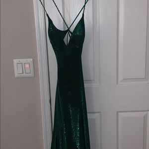 Emerald Green Gown ( Pictures of it on included )